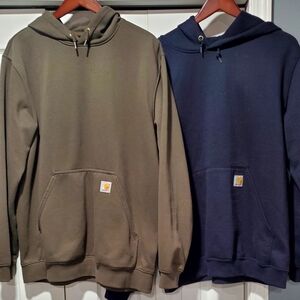 Carhartt Men's Dual Pack Hoodies - Olive and Navy